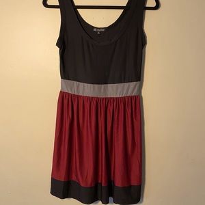 BeBop Red + Black Mini Dress